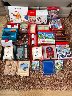 Osmo educational toys set of 7 boxes like new