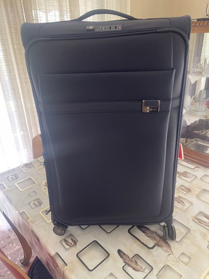 Samsonite μεγάλο βαλίτσα 73εκ μπλε σαν καινούργιο
