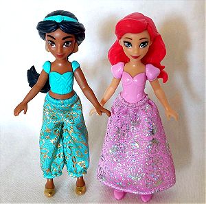 Disney mini Princess - Μίνι κούκλες Mattel Yasmin, Ariel