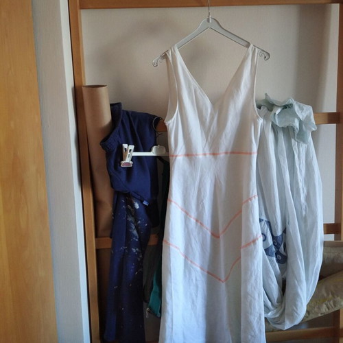 Linen dress women's new size M