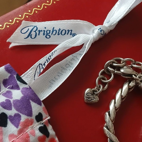 Brighton American necklace, silver plated