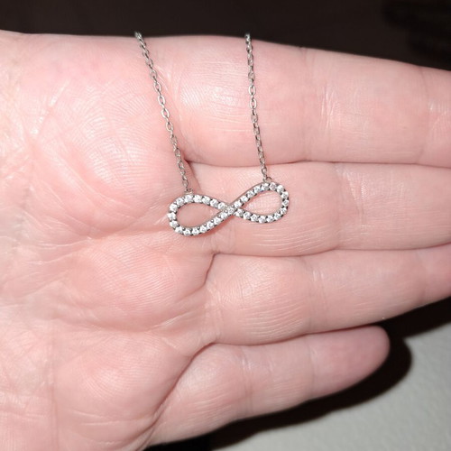 Infinity necklace silver 925 En Chriso