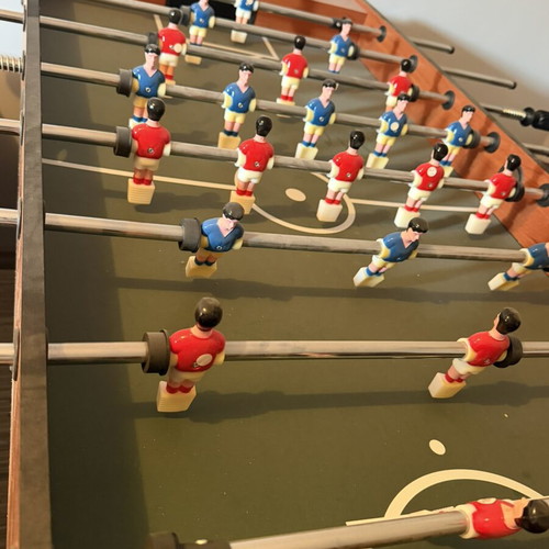 Wooden foosball table