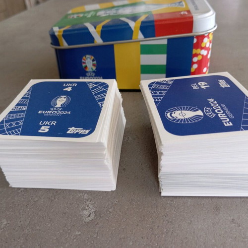 Euro 2024 Topps stickers like new, pack of 370 pieces