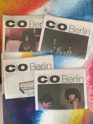 CO Berlin photographic newspapers new, 4 issues English/German