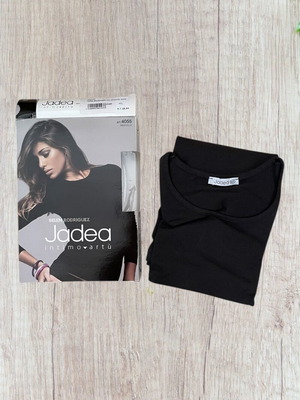 Jadea ανθρακί βαμβακερή μακρυμάνικη μπλούζα καινούργια S/M