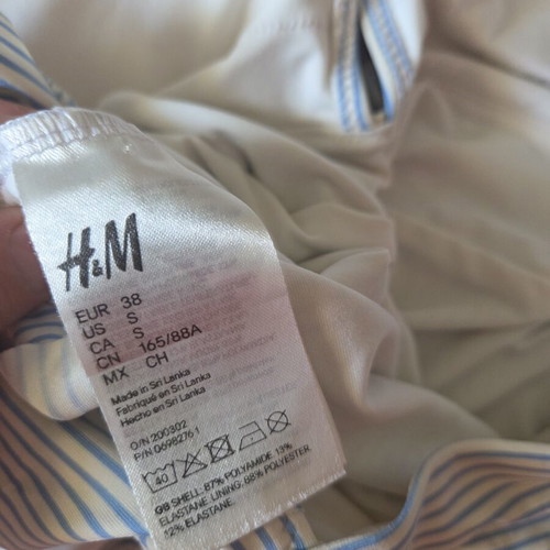 Γυναικείο ολόσωμο μαγιό H&M μέγεθος 38 μεταχειρισμένο τιρκουάζ
