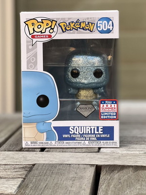 Funko Pop Squirtle Diamond #504 Pokemon new, authentic