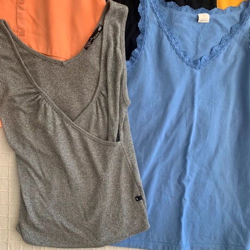 Summer tank tops pack of 5 used, multicolor, size S