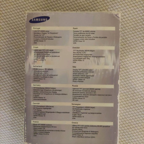 Samsung SGH-S500 collectible Athens 2004 used