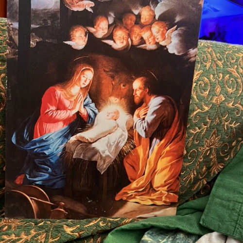 Religious framed artwork like new