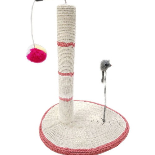 Cat scratching post new with toys 50x29x40cm
