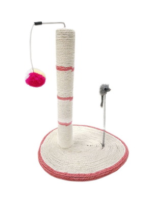Cat scratching post new with toys 50x29x40cm