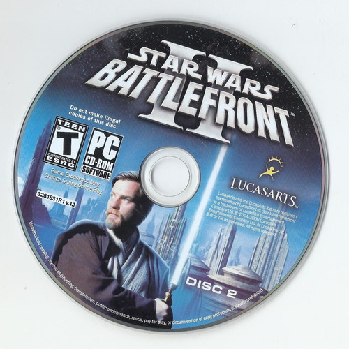Star Wars Battlefront II PC CD-Rom like new