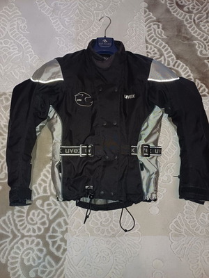 Uvex fabric motorcycle jacket used