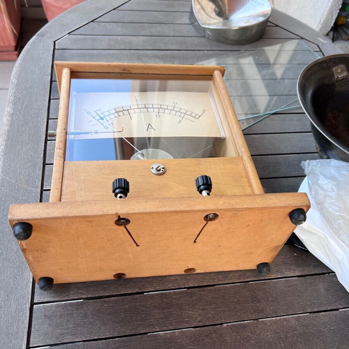 Vintage laboratory ammeter 1961 like new