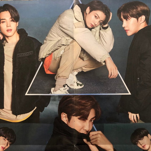 BTS j-14 giant poster new 4-page from magazine