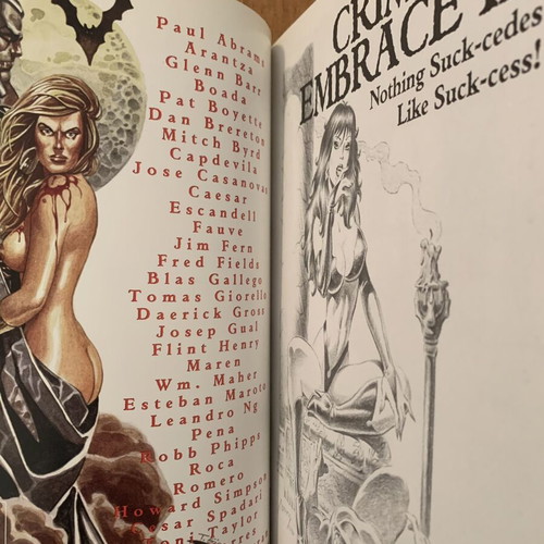 Artbook Crimson Embrace Vol.III 64 black and white pages new, SQP Inc