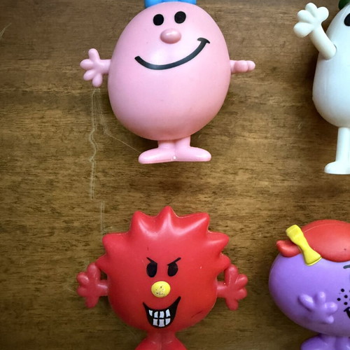 McDonald's Happy Meal Mr Men Little Miss figures used, pack of 6, 2017/18