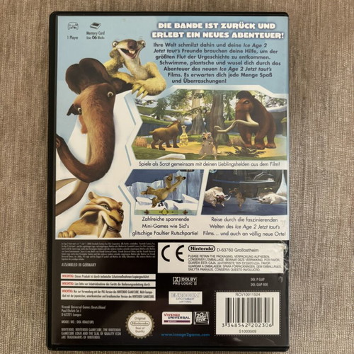 Ice Age 2 Nintendo GameCube PAL used, complete