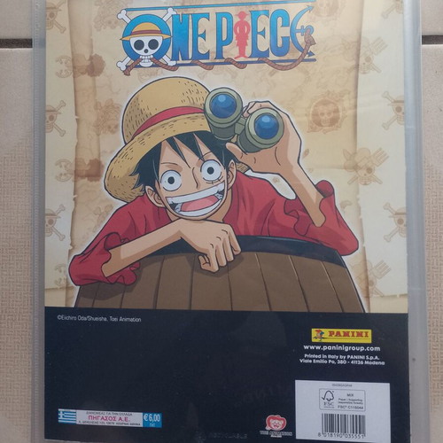 108 SINGLE CARDS AND ALBUM ONE PIECE PANINI