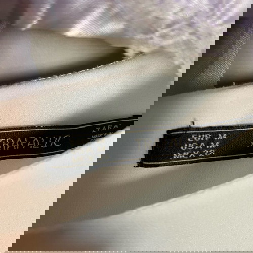 Μπλούζα Zara μεταχειρισμένη, μέγεθος M, άσπρη