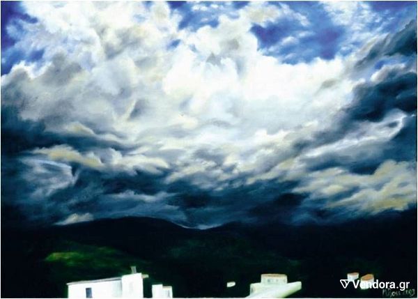  Acropolis, Greece 2003 Original Painting - Oil on canvas 50 x 90 x 3 cm (MARINA ROSS)
