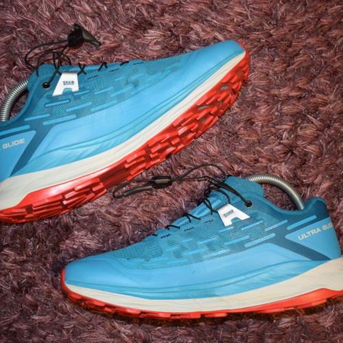 Salomon Ultra Glide trail running shoes like new, size 41.5, blue