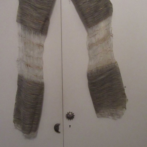Silk women's scarf airy, 100% silk, earth tone colors