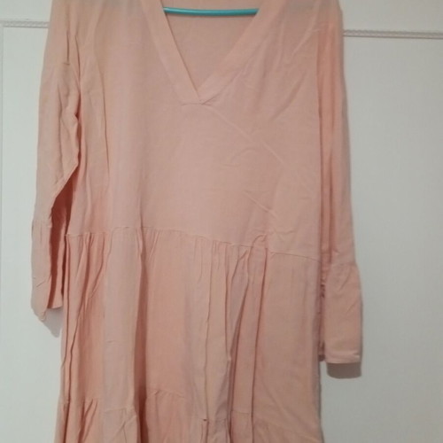 Summer dress like new, light salmon color, size M