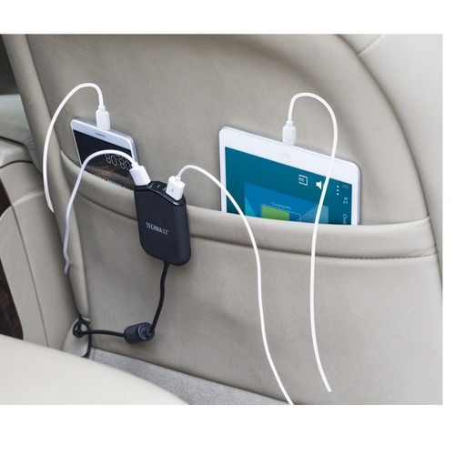 Technaxx 4 Port USB Car Charger new