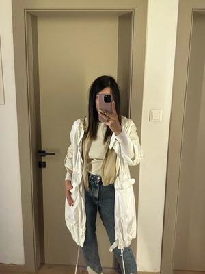 Σετ 2 τεμαχίων Rococo size S σαν καινούργιο, άσπρο και μπεζ