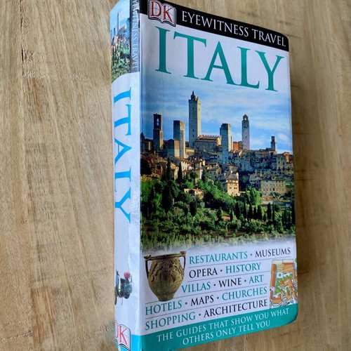 DK Eyewitness Travel Guide Italy paperback used, English edition