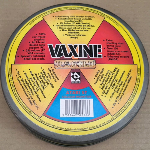 Vaxine (US Gold) (Atari ST) used, complete in box