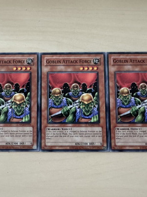 Goblin Attack Force card set of 3