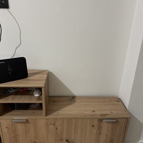 Entrance furniture with shoe rack and mirror, like new