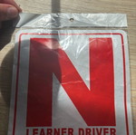New driver car sticker new
