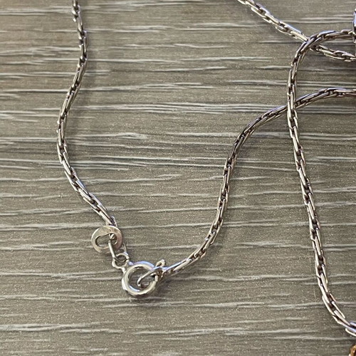 Stavros necklace used silver 925 with gold-plated cross, 60 cm chain