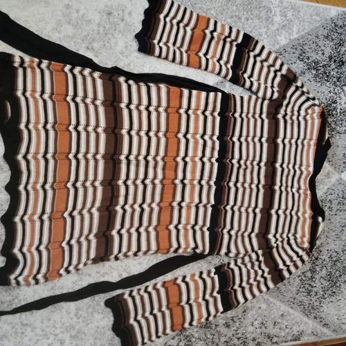 Women's knitted dress, multicolor, made to order