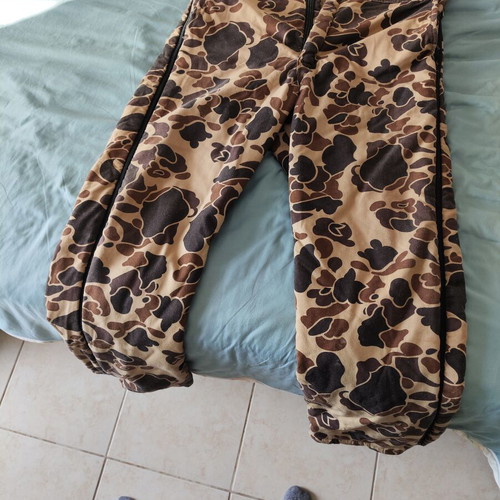Vintage Walls Blizzard-Pruf Duck Camo Hunting Coverall USA Made size large like new