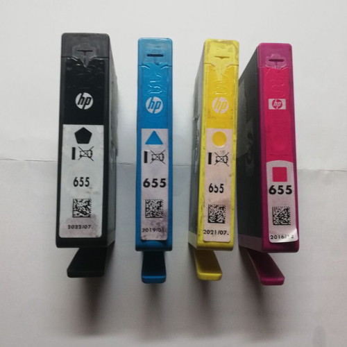 HP655 printer ink cartridges for models 3525/4515/4625/5525/6525