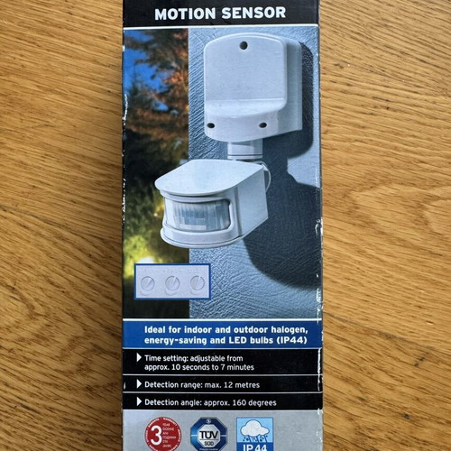 Powerfix Profi Motion Sensor PIR new, IP44 protection