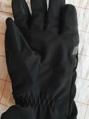 Waterproof motorcycle gloves used