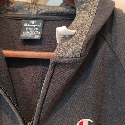 Champion hoodies used, blue, size M