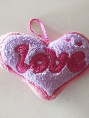 Λούτρινη καρδιά love 12 εκ. σε άριστη κατάσταση