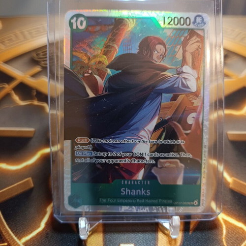 Shanks OP17-022 Super Rare One Piece TCG card