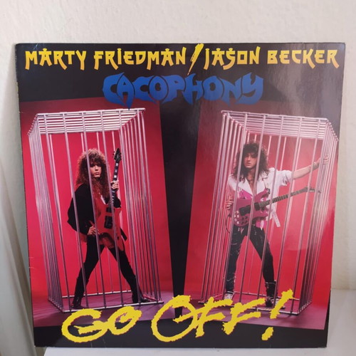 Cacophony Go Off! vinyl like new, metal
