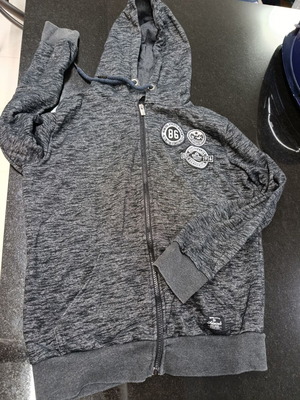Admiral γκρί ζακέτα unisex με κουκούλα σαν καινούργιο