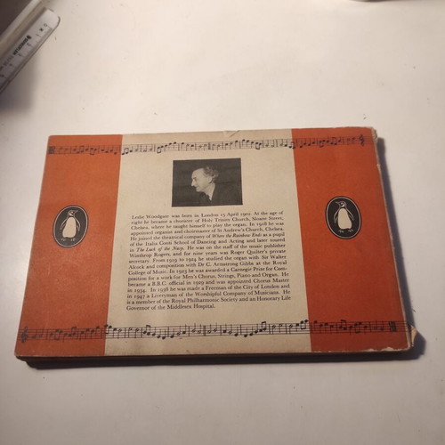 The Penguin Song Book used music exercise book