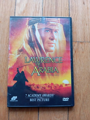 Lawrence Of Arabia DVD like new, with Greek subtitles and dubbing, 2 DVDs